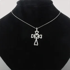 14K White Gold Unique Diamond Cross Pendant 0.34ct 8 14K White Gold Unique Diamond Cross Pendant 0.34ct -Outlet Radiant Bijou Store 14k unique diamond cross pendant 034ct p 41784bod