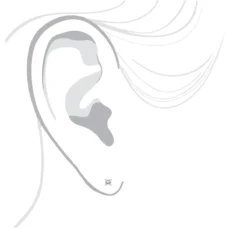 14K White Gold Princess Diamond Stud Earrings 0.25ct -Outlet Radiant Bijou Store 14k white gold princess diamond stud earrings 025ct p 5640 bodwh