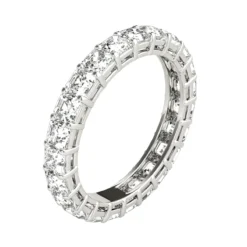 18K White Gold Asscher Cut Diamond Eternity Ring 3ct Anniversary Band By Luxurman 12 18K White Gold Asscher Cut Diamond Eternity Ring 3ct Anniversary Band By Luxurman -Outlet Radiant Bijou Store 18k gold asscher cut diamond eternity ring 3ct anniversary band by luxurman backwh