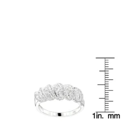 18K White Gold Designer Women's Diamond Ring 1.5ct -Outlet Radiant Bijou Store 18k gold designer diamond rings collection item 132ct p 47068 rulerwh