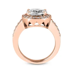 18K White Gold Diamond Engagement Ring 1.05ct 8.90mm -Outlet Radiant Bijou Store 18k gold diamond engagement ring 105ct p 34690 additional rose