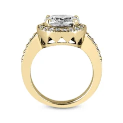 18K White Gold Diamond Engagement Ring 1.05ct 8.90mm -Outlet Radiant Bijou Store 18k gold diamond engagement ring 105ct p 34690 additional yellow
