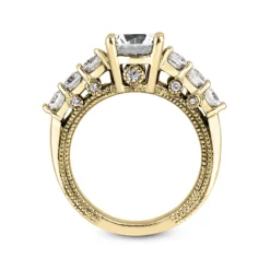 18K White Gold Diamond Engagement Ring 1.32ct 3.8mm -Outlet Radiant Bijou Store 18k gold diamond engagement ring 132ct p 33974 additional yellow