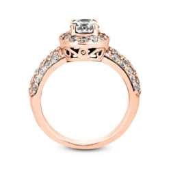 18K White Gold Diamond Engagement Ring 1.63ct 9.20mm -Outlet Radiant Bijou Store 18k gold diamond engagement ring 163ct p 33986 additional rose