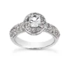 18K White Gold Diamond Engagement Ring 1.63ct 9.20mm -Outlet Radiant Bijou Store 18k gold diamond engagement ring 163ct p 33986 white 20220426
