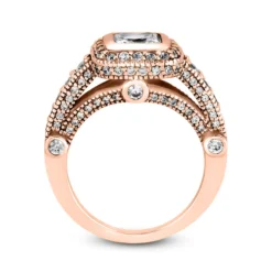 18K White Gold Diamond Engagement Ring 1.77ct -Outlet Radiant Bijou Store 18k gold diamond engagement ring 177ct p 34878 additional rose