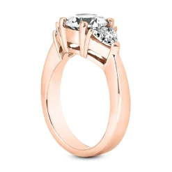 18K White Gold Diamond Engagement Ring Set 1.15ct Band: 1.3mm, Eng.: 1.7mm -Outlet Radiant Bijou Store 18k gold diamond engagement ring set 115ct p 30167 additional rose