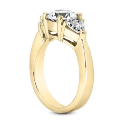18K White Gold Diamond Engagement Ring Set 1.15ct Band: 1.3mm, Eng.: 1.7mm -Outlet Radiant Bijou Store 18k gold diamond engagement ring set 115ct p 30167 additional yellow