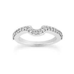 18K White Gold Diamond Engagement Ring Set 1.31ct -Outlet Radiant Bijou Store 18k gold diamond engagement ring set 131ct p 33898 additional white 2