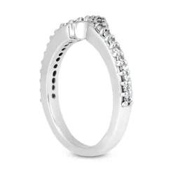 18K White Gold Diamond Engagement Ring Set 1.31ct -Outlet Radiant Bijou Store 18k gold diamond engagement ring set 131ct p 33898 additional white 3