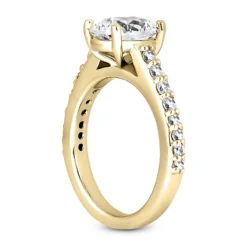 18K White Gold Diamond Engagement Ring Set 1.31ct -Outlet Radiant Bijou Store 18k gold diamond engagement ring set 131ct p 33898 additional yellow