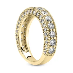 18K White Gold Diamond Engagement Wedding Ring For Women By Luxurman 1.5ct -Outlet Radiant Bijou Store 18k gold diamond engagement wedding ring 144ct p 34604 back yellow 20220426