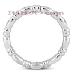 18K White Gold Diamond Eternity Band 0.14ct -Outlet Radiant Bijou Store 18k gold diamond eternity band 014ct p 30516bod