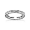 Thin 18K White Gold Diamond Eternity Band 0.63ct 2.4mm -Outlet Radiant Bijou Store 18k gold diamond eternity band 063ct p 30400 white 20220426