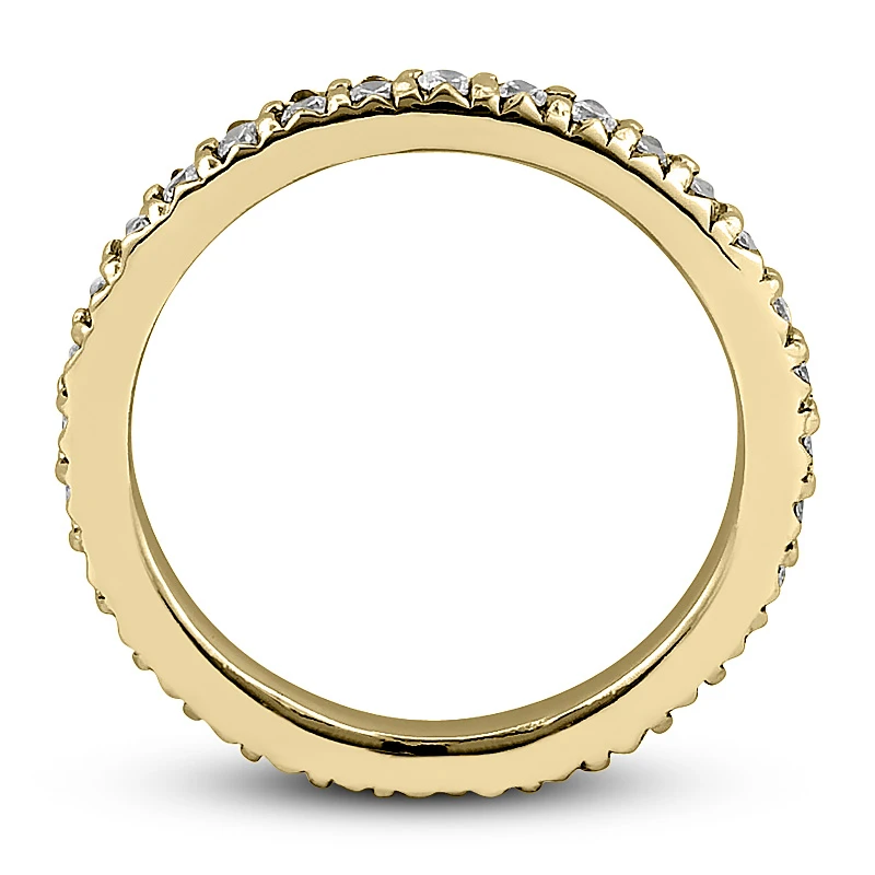 Thin 18K White Gold Diamond Eternity Band 0.64ct 10 Thin 18K White Gold Diamond Eternity Band 0.64ct - Image 8