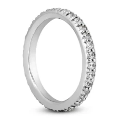 Thin 18K White Gold Diamond Eternity Band 0.64ct 14 Thin 18K White Gold Diamond Eternity Band 0.64ct -Outlet Radiant Bijou Store 18k gold diamond eternity band 064ct p 30442 back white 20220420 20220426