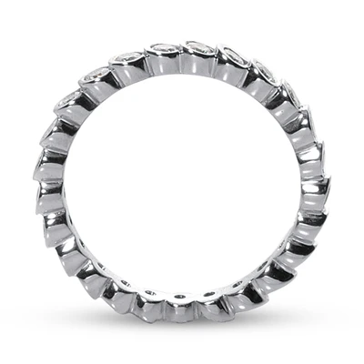 18K White Gold Diamond Eternity Band 0.75ct 4 18K White Gold Diamond Eternity Band 0.75ct - Image 2