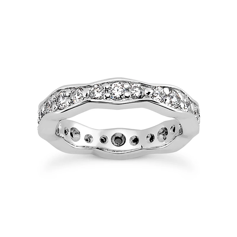 18K White Gold Diamond Eternity Band 0.88ct 3 18K White Gold Diamond Eternity Band 0.88ct
