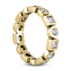 18K White Gold Diamond Eternity Band 1.12ct 15 18K White Gold Diamond Eternity Band 1.12ct -Outlet Radiant Bijou Store 18k gold diamond eternity band 112ct p 30380 back yellow 20220426