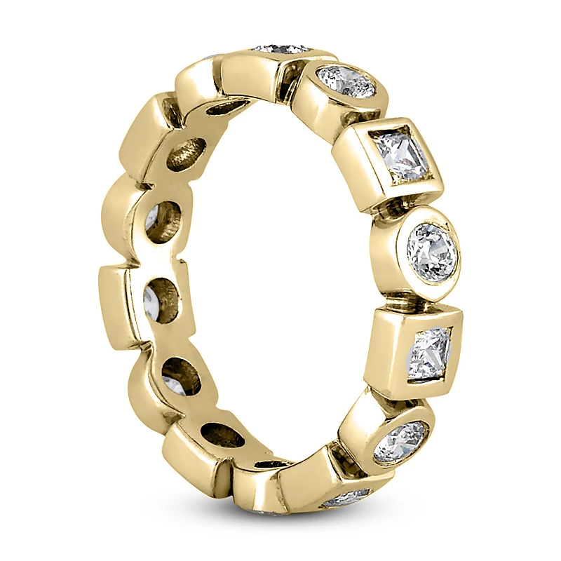 18K White Gold Diamond Eternity Band 1.12ct 7 18K White Gold Diamond Eternity Band 1.12ct - Image 5