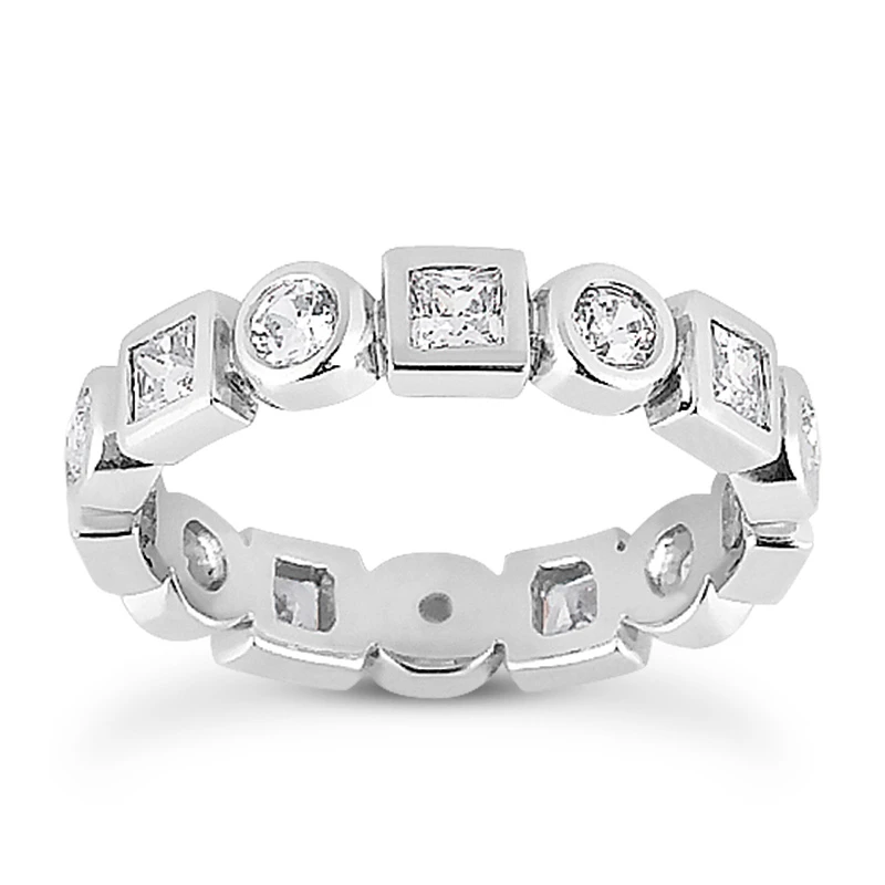 18K White Gold Diamond Eternity Band 1.12ct 3 18K White Gold Diamond Eternity Band 1.12ct