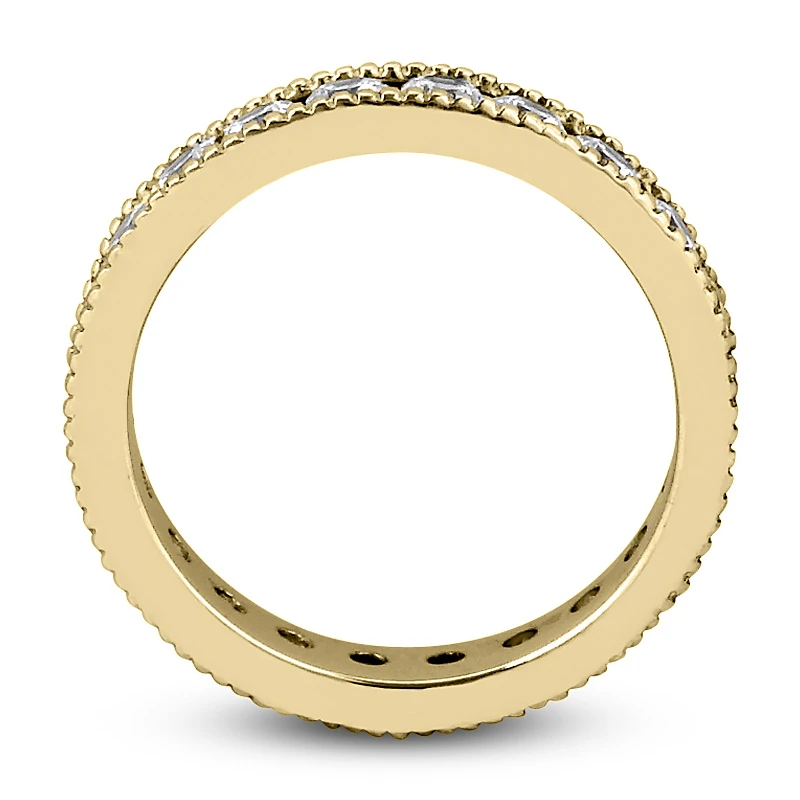 Thin 18K White Gold Diamond Eternity Band 1.54ct 10 Thin 18K White Gold Diamond Eternity Band 1.54ct - Image 8