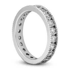 Thin 18K White Gold Diamond Eternity Band 1.54ct 14 Thin 18K White Gold Diamond Eternity Band 1.54ct -Outlet Radiant Bijou Store 18k gold diamond eternity band 154ct p 30446 back white 20220426