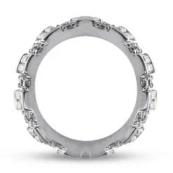 18K White Gold Diamond Eternity Band 1.65ct -Outlet Radiant Bijou Store 18k gold diamond eternity band 165ct p 30386 back white 20220426