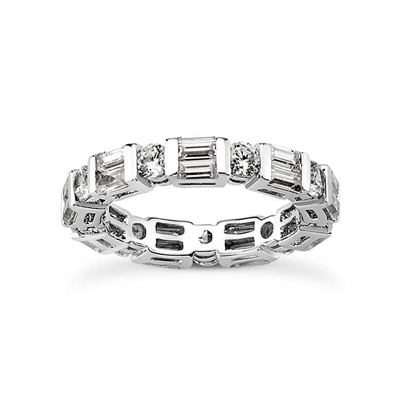 18K White Gold Diamond Eternity Band 2.32ct 3 18K White Gold Diamond Eternity Band 2.32ct