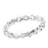 Thin 18K White Gold Diamond Eternity Band 2.40ct -Outlet Radiant Bijou Store 18k gold diamond eternity band 240ct p 30324 wh