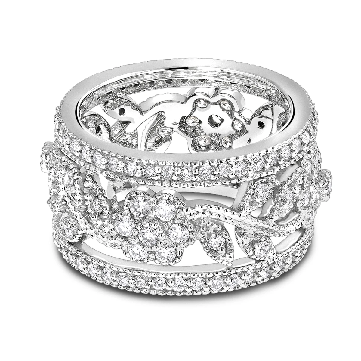 18K White Gold Diamond Eternity Ring 1.52ct 5 18K White Gold Diamond Eternity Ring 1.52ct - Image 3