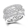 18K White Gold Diamond Eternity Ring 1.52ct -Outlet Radiant Bijou Store 18k gold diamond eternity ring 152ct p 30565 wh