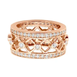 18K White Gold Diamond Eternity Ring 1ct -Outlet Radiant Bijou Store 18k gold diamond eternity ring 1ct p 30541 backro