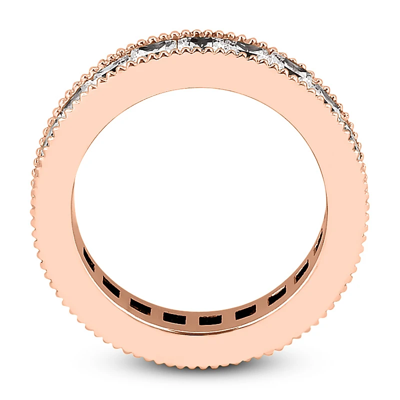 18K White Gold Diamond Eternity Ring 3.74ct 8 18K White Gold Diamond Eternity Ring 3.74ct - Image 6