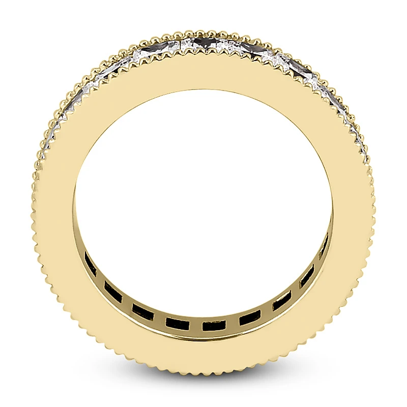 18K White Gold Diamond Eternity Ring 3.74ct 7 18K White Gold Diamond Eternity Ring 3.74ct - Image 5