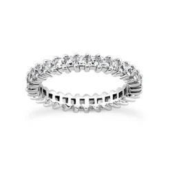 18K White Gold Diamond Eternity Ring 5.13ct