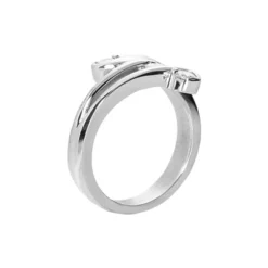 18K White Gold Diamond Right Hand Women's Ring 0.21ct 8 18K White Gold Diamond Right Hand Women's Ring 0.21ct -Outlet Radiant Bijou Store 18k gold diamond right hand womens ring 021ct p 31561 back white 20220426