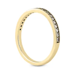 18K White Gold Diamond Wedding Band 0.21ct -Outlet Radiant Bijou Store 18k gold diamond wedding band 021ct p 30294 back yellow 20220426