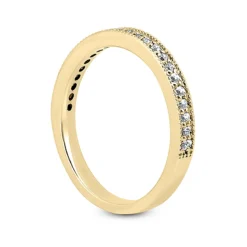 Thin 18K White Gold Diamond Wedding Band 0.23ct -Outlet Radiant Bijou Store 18k gold diamond wedding band 023ct p 29989 back yellow 20220420 20220426