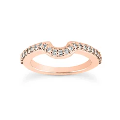 Ultra Thin 18K White Gold Diamond Wedding Band 0.26ct -Outlet Radiant Bijou Store 18k gold diamond wedding band 026ct p 33900 rose 20220420 20220426