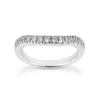 Thin 18K White Gold Diamond Wedding Band 0.33ct 2.5mm -Outlet Radiant Bijou Store 18k gold diamond wedding band 033ct p 30219 white 20220426