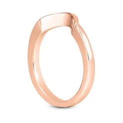 Thin Curved 18K White Gold Engagement Wedding Ring 1mm -Outlet Radiant Bijou Store 18k gold engagement wedding ring p 30199 back rose 20220426