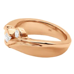 18K Yellow Gold Ladies Diamond Ring 0.31ct -Outlet Radiant Bijou Store 18k gold ladies diamond ring 031ct p 31960 back rose