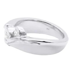 18K Yellow Gold Ladies Diamond Ring 0.31ct -Outlet Radiant Bijou Store 18k gold ladies diamond ring 031ct p 31960 back white