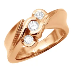 18K Yellow Gold Ladies Diamond Ring 0.31ct -Outlet Radiant Bijou Store 18k gold ladies diamond ring 031ct p 31960 rose