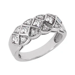18K White Gold Ladies Diamond Ring 0.51ct