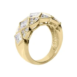 18K White Gold Ladies Diamond Ring 2.32ct -Outlet Radiant Bijou Store 18k gold ladies diamond ring 232ct p 32918 back yellow 20220426