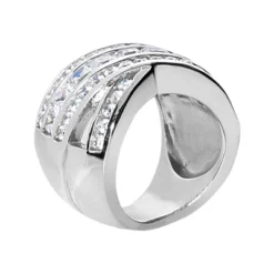 18K White Gold Ladies Diamond Ring 3.43ct -Outlet Radiant Bijou Store 18k gold ladies diamond ring 343ct p 32932 back white 20220426