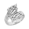 18K White Gold Right Hand Diamond Ladies Ring 0.42ct 16.3mm -Outlet Radiant Bijou Store 18k gold right hand diamond ladies ring 042ct p 31607 white 20220426