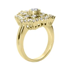 18K White Gold Right Hand Diamond Ladies Ring 1.25ct -Outlet Radiant Bijou Store 18k gold right hand diamond ladies ring 125ct p 31481 back yellow 20220426
